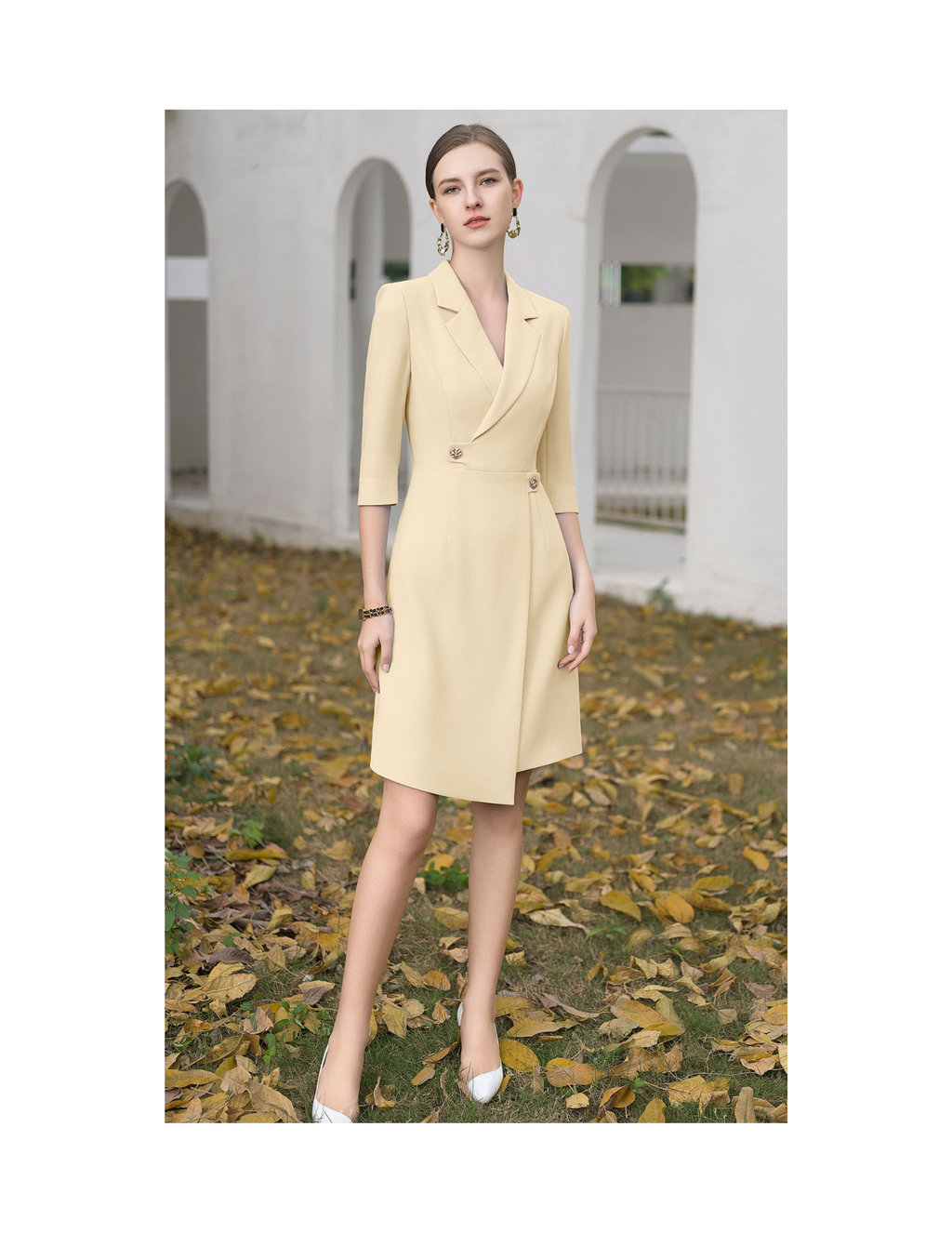 Soft Mustard Yellow Dress