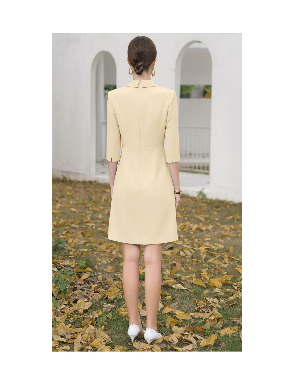 Soft Mustard Yellow Dress